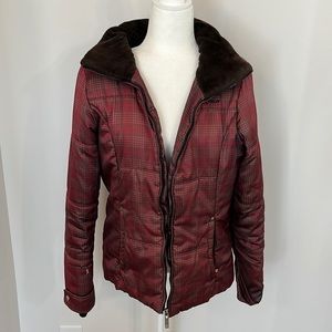 ZeroXposur Brown and Red Puffy Jacket